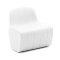 Modular polyethylene chair modern design indoor-outdoor Jetlag C1 Bulk Discounts