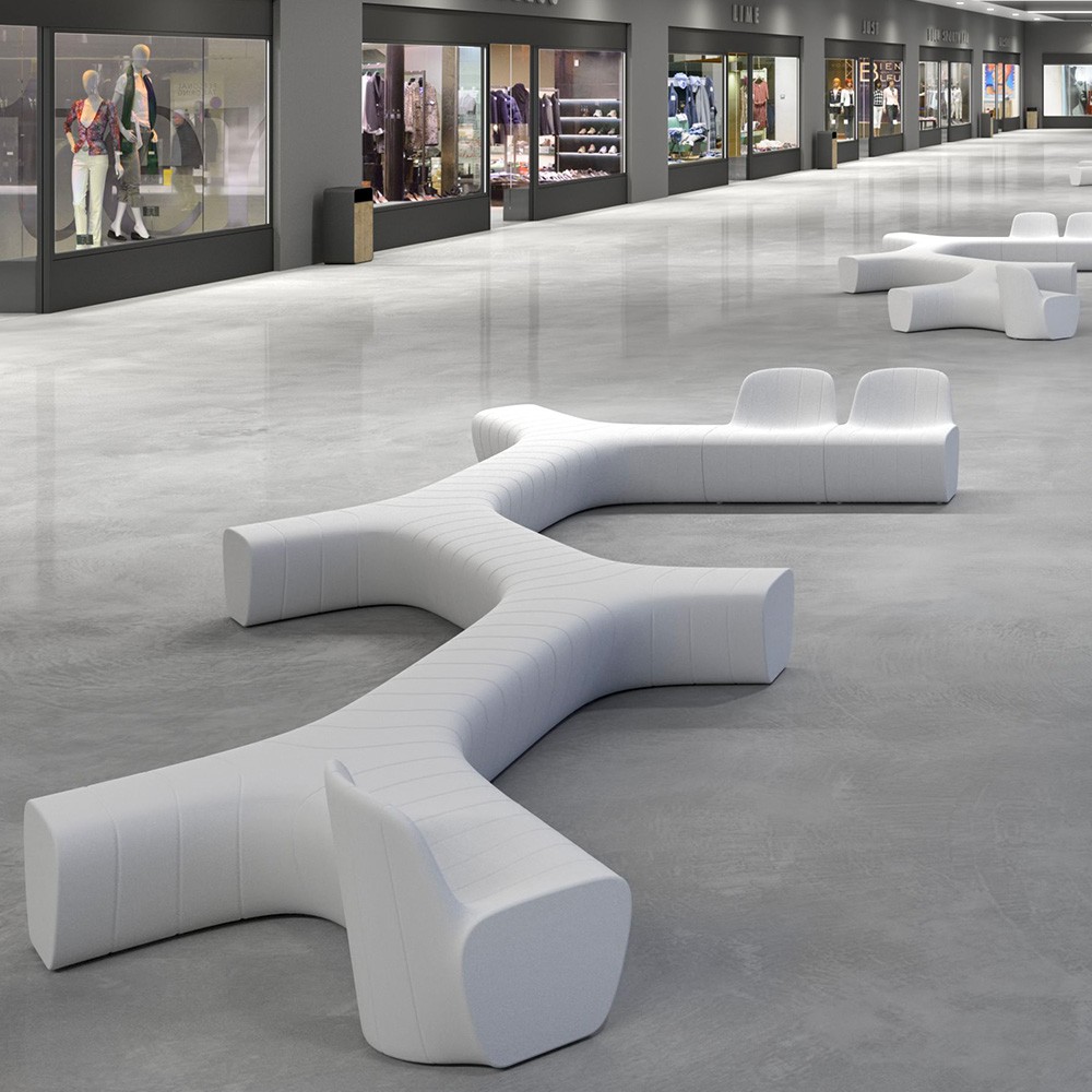 Modular polyethylene chair modern design indoor-outdoor Jetlag C1