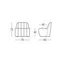 Modular polyethylene chair modern design indoor-outdoor Jetlag C1 Characteristics