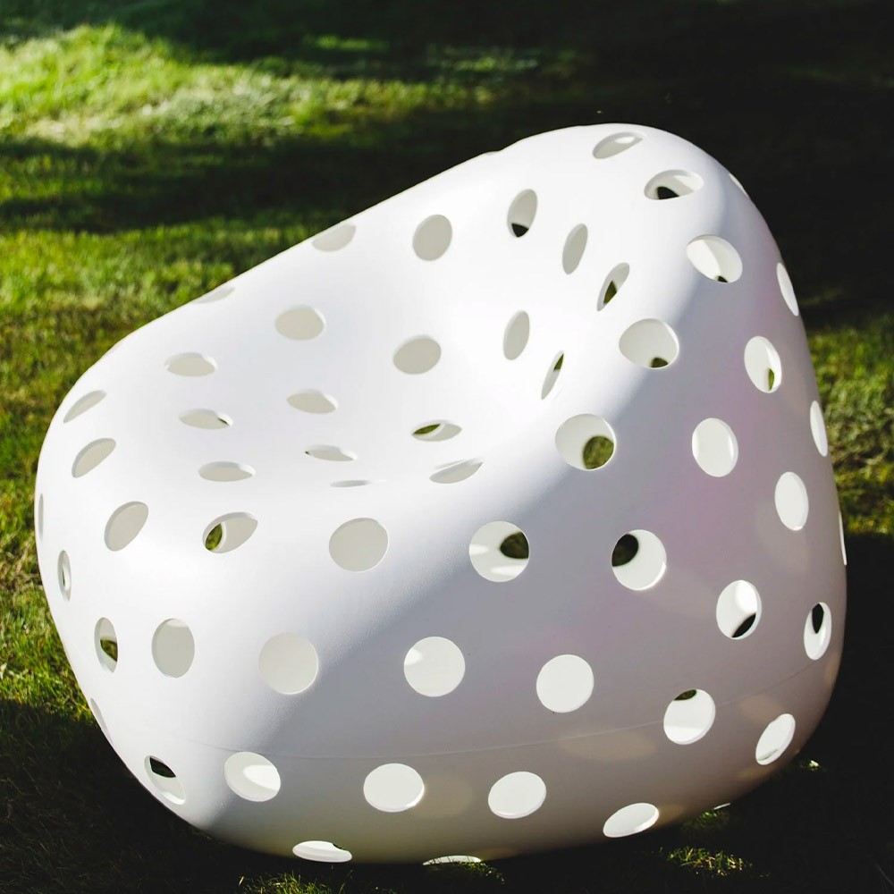 Airball modern design perforated outdoor garden terrace armchair