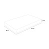 Veradea Giusto single mattress with removable cover 20 cm 80x190 cm Cost