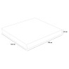 Double mattress with removable cover 20 cm 160x190cm Veradea Giusto Cost