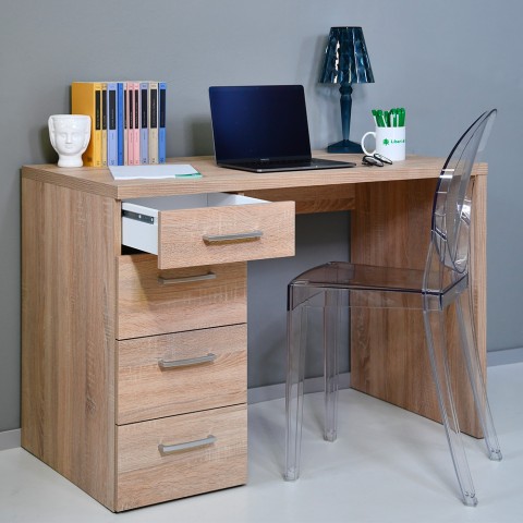 Office desk study 4 drawers modern design wood KimDesk Promotion