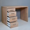 Office desk study 4 drawers modern design wood KimDesk Model