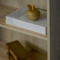 Low office bookcase 3 compartments 2 adjustable shelves wood Kbook 3SS Bulk Discounts