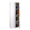 Multipurpose living room cupboard 5 compartments modern design white KimSpace 5WS Sale