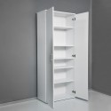 Multipurpose cupboard 6 compartments modern design white living room KimSpace 6WP Choice Of