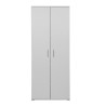 Multipurpose storage cupboard 2 doors 6 compartments white KimMopp 6WP Offers