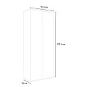 Multipurpose storage cupboard 2 doors 6 compartments white KimMopp 6WP Price