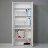 Multipurpose storage cupboard 2 doors 6 compartments white KimMopp 6WP Measures