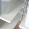 Multipurpose storage cupboard 2 doors 6 compartments white KimMopp 6WP Sale