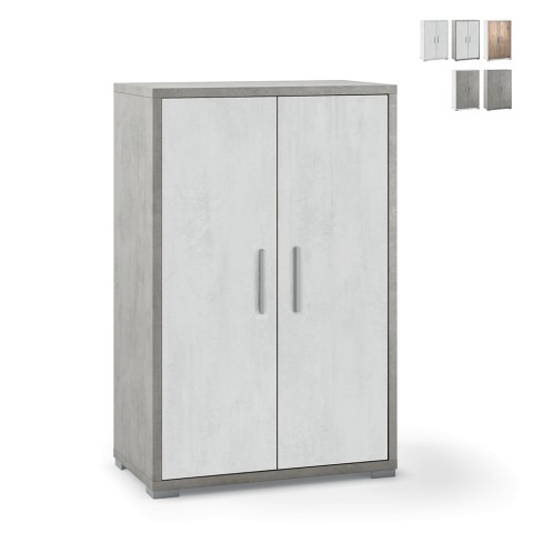 Multipurpose living room cabinet Modern design sideboard 2 doors 3 compartments Lesly Promotion