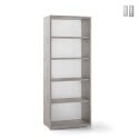 Modern open multi-purpose bookcase 5 compartments Egua Promotion