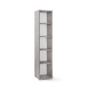 Modern open multi-purpose column bookcase 5 compartments Lipp Catalog