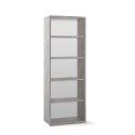 Open bookcase 5 compartments modern multi-purpose cabinet Opal Bulk Discounts
