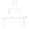 Modern office design desk smart working Simply 180 Choice Of