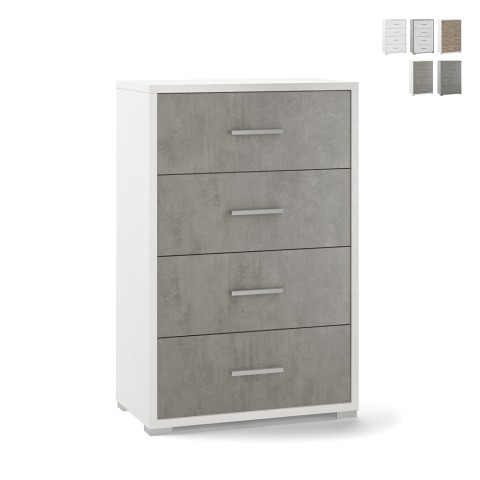 4-drawer bedroom chest of drawers office modern design Adelia Promotion