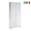 Multipurpose storage cupboard 2 doors 8 adjustable shelves Natte Sale
