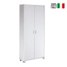 Multipurpose storage cupboard 2 doors 8 adjustable shelves Natte Sale