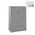 Modern design chest of drawers 6 drawers living room bedroom Mera Catalog