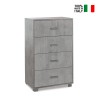 Office bedroom chest of drawers 4 drawers modern design Elita Cheap