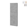 Modern Slim Design Entryway Shoe Cabinet, 5 Doors, Holds 12 Pairs - Lita Promotion
