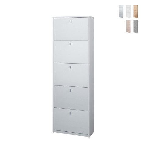 Space-saving modern design shoe cabinet 5 doors 25 pairs of Mond shoes Promotion