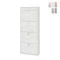 Modern design shoe cabinet 4 doors with drawer 20 pairs of shoes Cadre Promotion