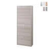 Shoe cabinet 4 doors with drawer 20 pairs of shoes modern design Guty Offers