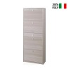 Shoe cabinet 4 doors with drawer 20 pairs of shoes modern design Guty Choice Of