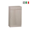 Bedroom Nightstand with 1 Door, Shelf, and Drawer - Drew Discounts