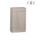 Bedroom Nightstand with 1 Door, Shelf, and Drawer - Drew Promotion