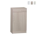 Bedroom Nightstand with 1 Door, Shelf, and Drawer - Drew Promotion