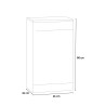 Bedroom Nightstand with 1 Door, Shelf, and Drawer - Drew Buy