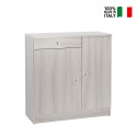 Multi-purpose Cabinet for Living Room/Office, 2 Doors, 4 Shelves, 1 Drawer, Kyn Sale