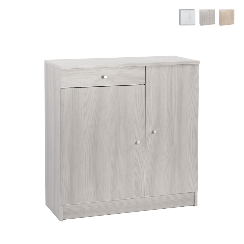 Multi-purpose Cabinet for Living Room/Office, 2 Doors, 4 Shelves, 1 Drawer, Kyn Promotion