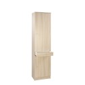 Multipurpose cabinet column 2 doors drawer 3 shelves Half Model