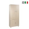 Multipurpose wardrobe 3 doors 6 shelves drawer Vigo Sale
