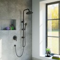 Modern adjustable bath shower column 5 jets Papete Sale