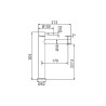 Antea modern design single lever high basin mixer in steel Offers