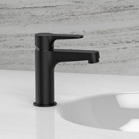 Washbasin mixer faucet modern design black Aurora Promotion