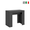 Extendable console table 90x48-308cm modern design table anthracite Basic Report On Sale