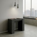 Extendable console table 90x48-308cm modern design table anthracite Basic Report Sale