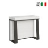 Extendable console table 90x40-288cm design dining table white metal Asia On Sale
