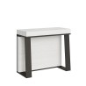 Extendable console table 90x40-288cm design dining table white metal Asia Offers