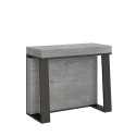 Extending console table 90x40-288cm modern grey metal Asia Concrete Offers