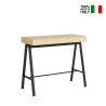 Extendable console table 90x40-300cm dining room table wood Banco Nature On Sale
