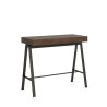 Extending console table walnut wood 90x40-300cm Banco Premium Noix Offers