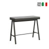 Extendable console table grey 90x40-300cm Banco Evolution Concrete On Sale