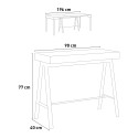 Entryway console table extensible white 90x40-196cm Banco Small Sale